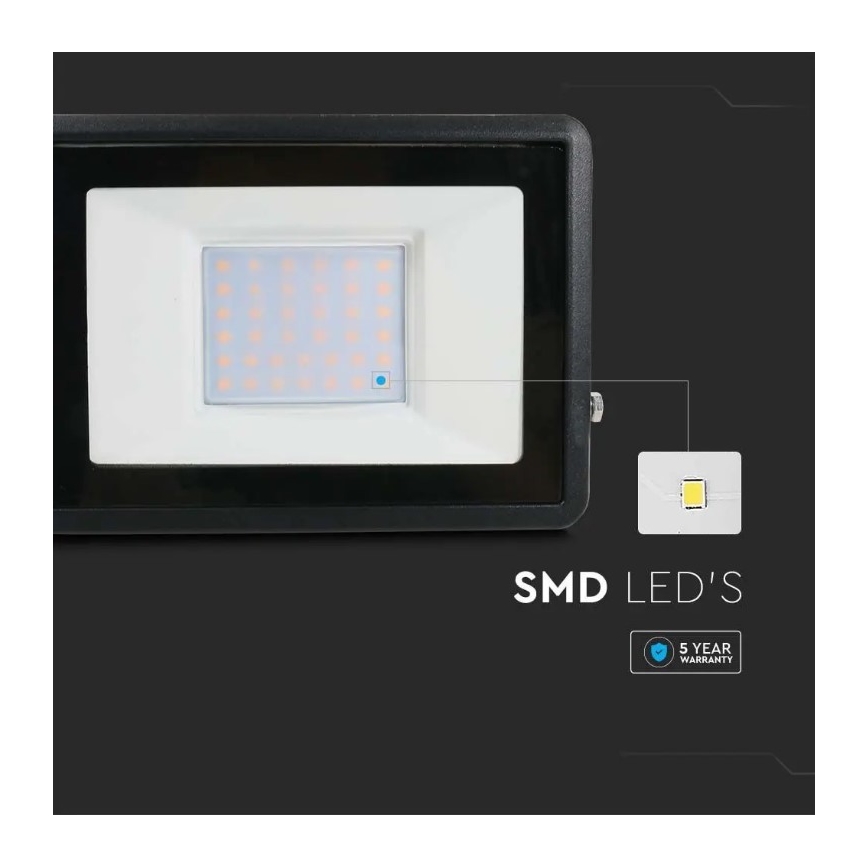 Holofote LED com ligação direta SAMSUNG CHIP LED/30W/230V IP65 4000K