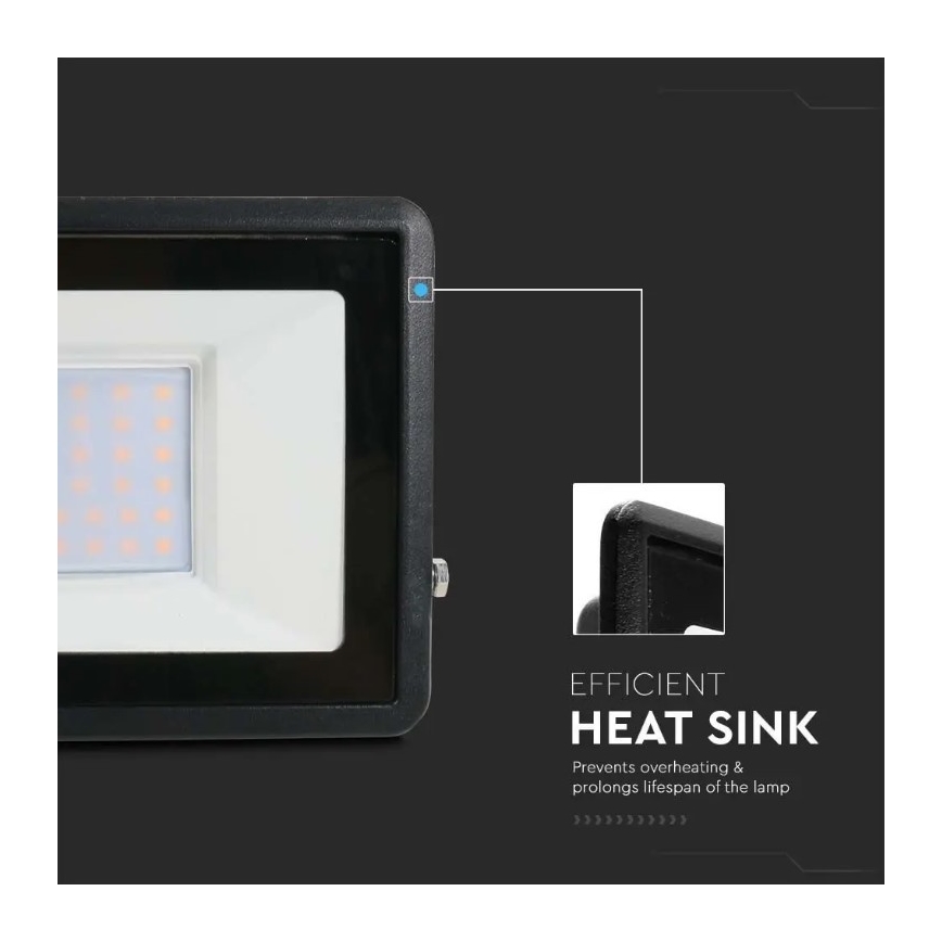 Holofote LED com ligação direta SAMSUNG CHIP LED/30W/230V IP65 4000K