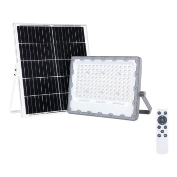 Holofote LED com painel solar FOCUS 100W/15000 mAh 3,2V 6000K IP65 + controlo remoto