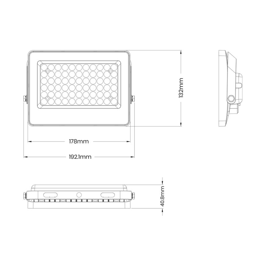 Holofote LED com painel solar FOCUS 60W/10000 mAh 3,2V 6000K IP65 + controlo remoto