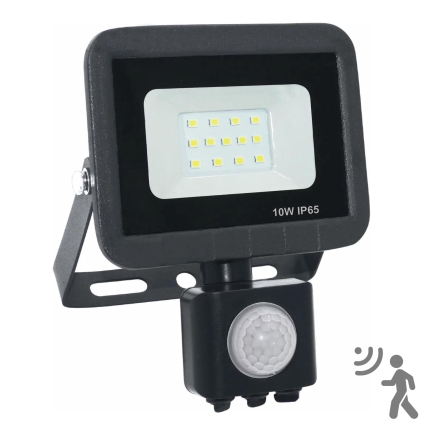 Holofote LED com sensor LED/10W/230V IP65