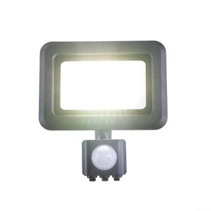 Holofote LED com sensor LED/20W/230V 4000K IP44