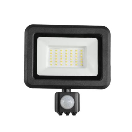 Holofote LED com sensor LED/30W/230V 4000K IP44