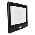 Holofote LED com sensor LED/50W/230V 4000K IP65 preto