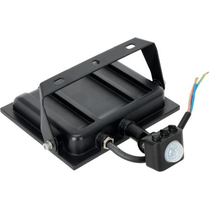 Holofote LED com sensor LED/50W/230V 6500K IP44 preto