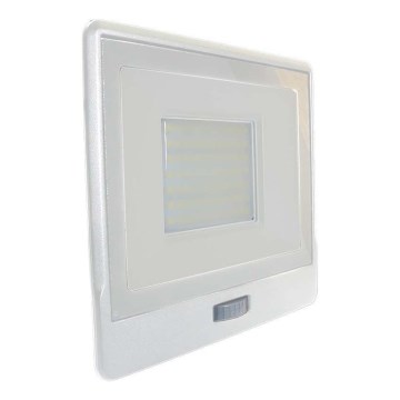 Holofote LED com sensor LED/50W/230V 6500K IP65 branco