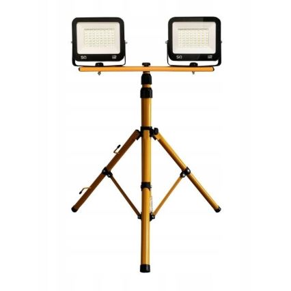 Holofote LED com suporte NOCTIS 2xLED/50W/230V 4000K IP65