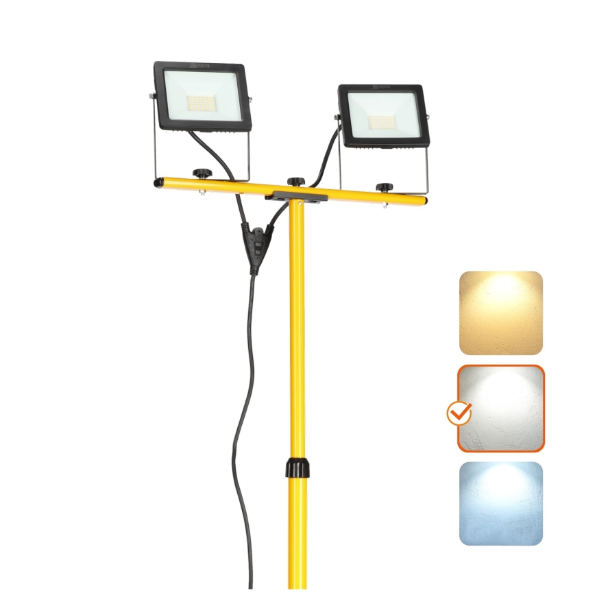 Holofote LED com um suporte 2xLED/30W/230V IP65