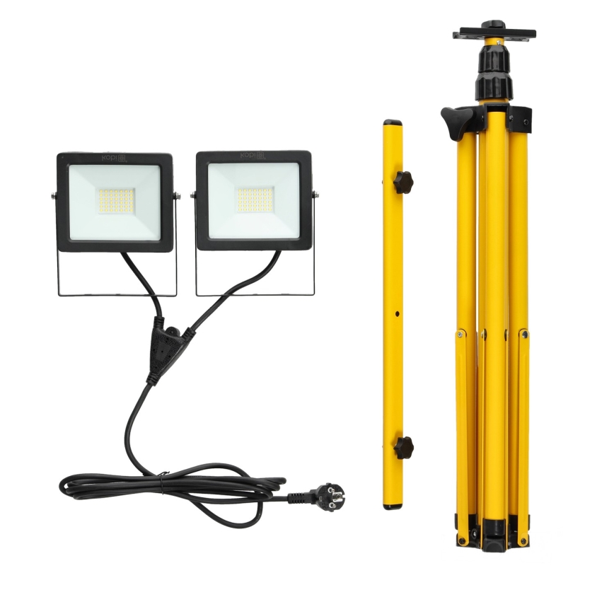 Holofote LED com um suporte 2xLED/30W/230V IP65