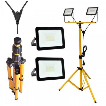 Holofote LED com um suporte 2xLED/30W/230V IP65