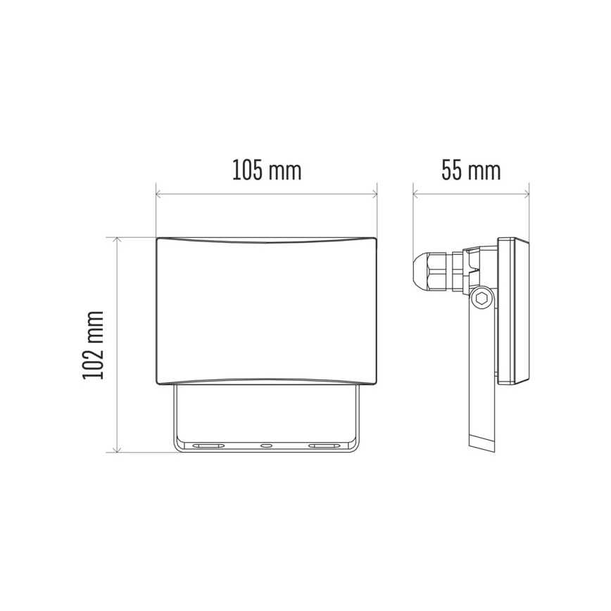 Holofote LED LED/10,5W/230V IP65