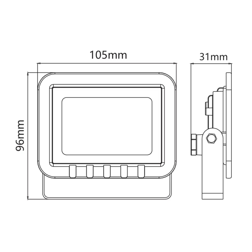 Holofote LED LED/10W/230V 6500K IP65