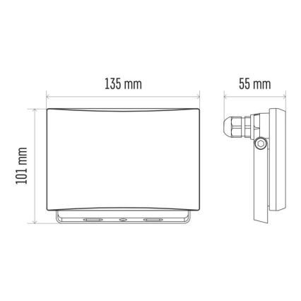 Holofote LED LED/20W/230V IP65