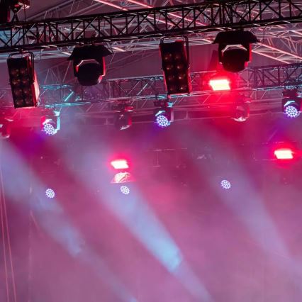 Holofote LED LED/20W/230V IP65 rosa iluminação