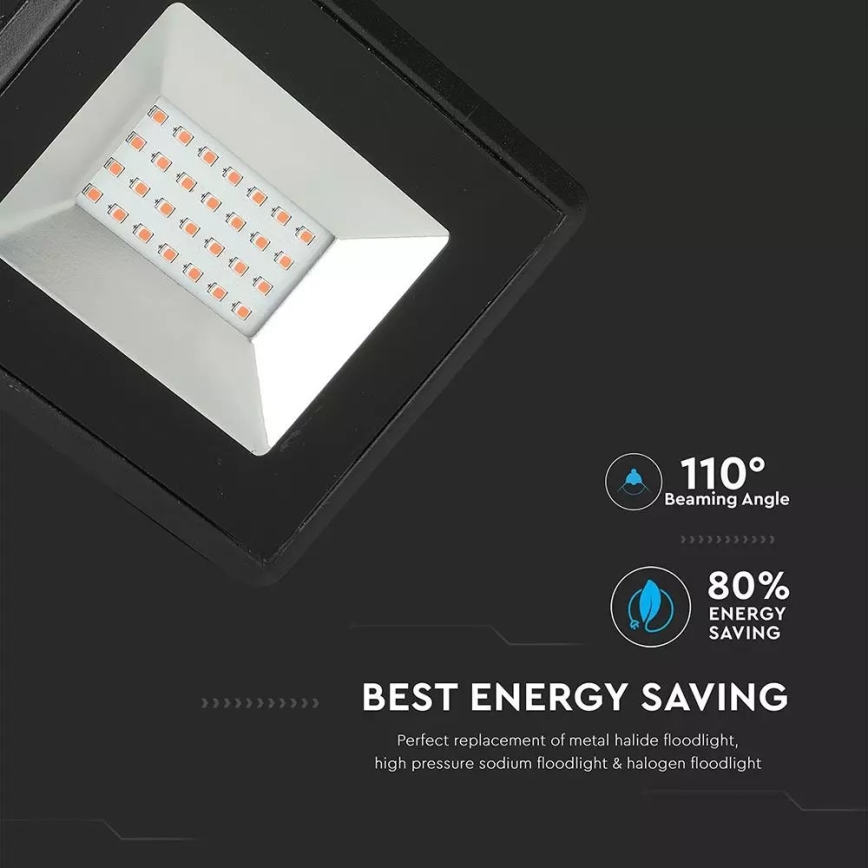 Holofote LED LED/20W/230V IP65 rosa iluminação