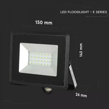 Holofote LED LED/20W/230V IP65 verde