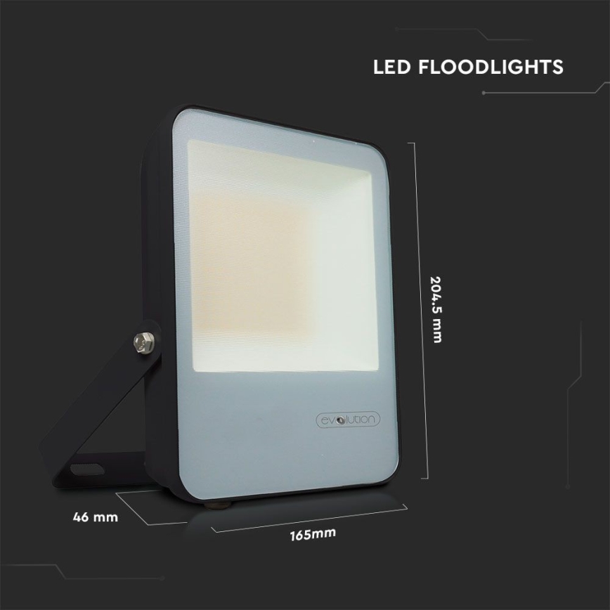 Holofote LED LED/30W/230V 6400K IP65 preto