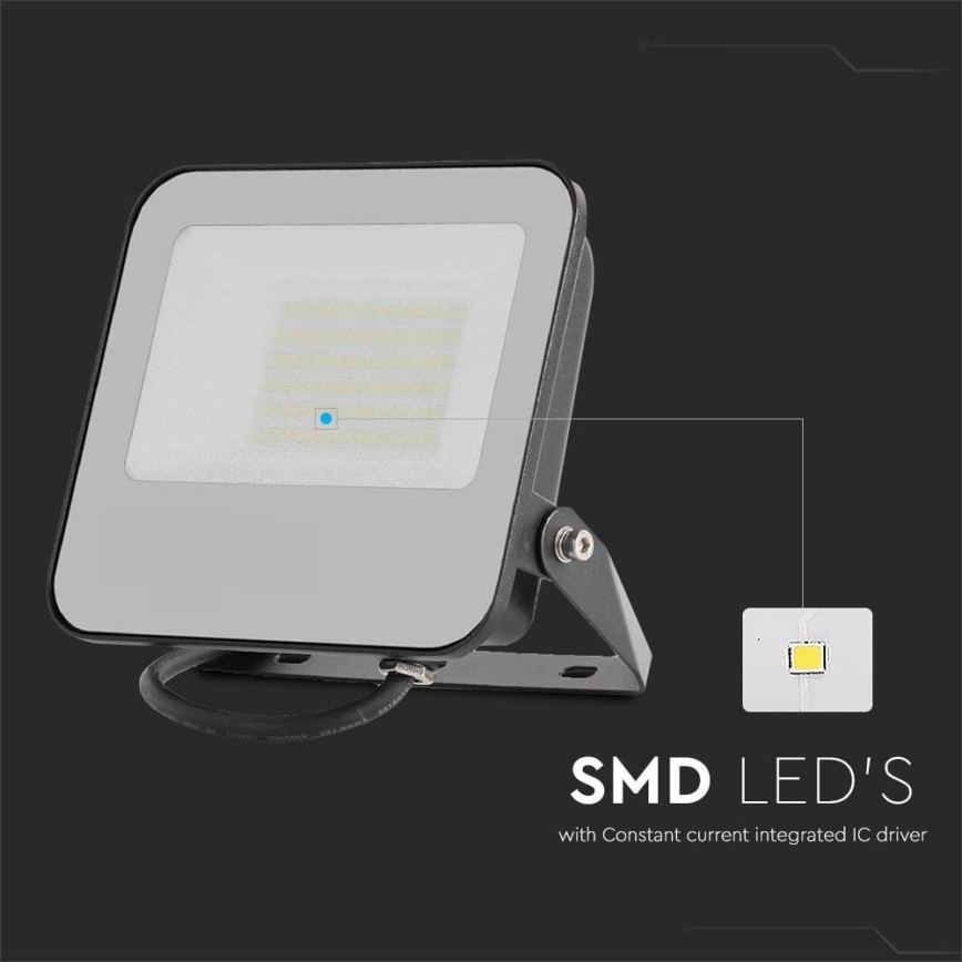 Holofote LED LED/50W/230V 4000K IP65 preto
