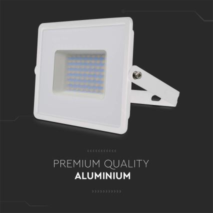Holofote LED LED/50W/230V 6500K IP65 branco