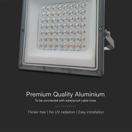 Holofote LED LED/50W/230V IP65 3000/4000/6500K cinzento