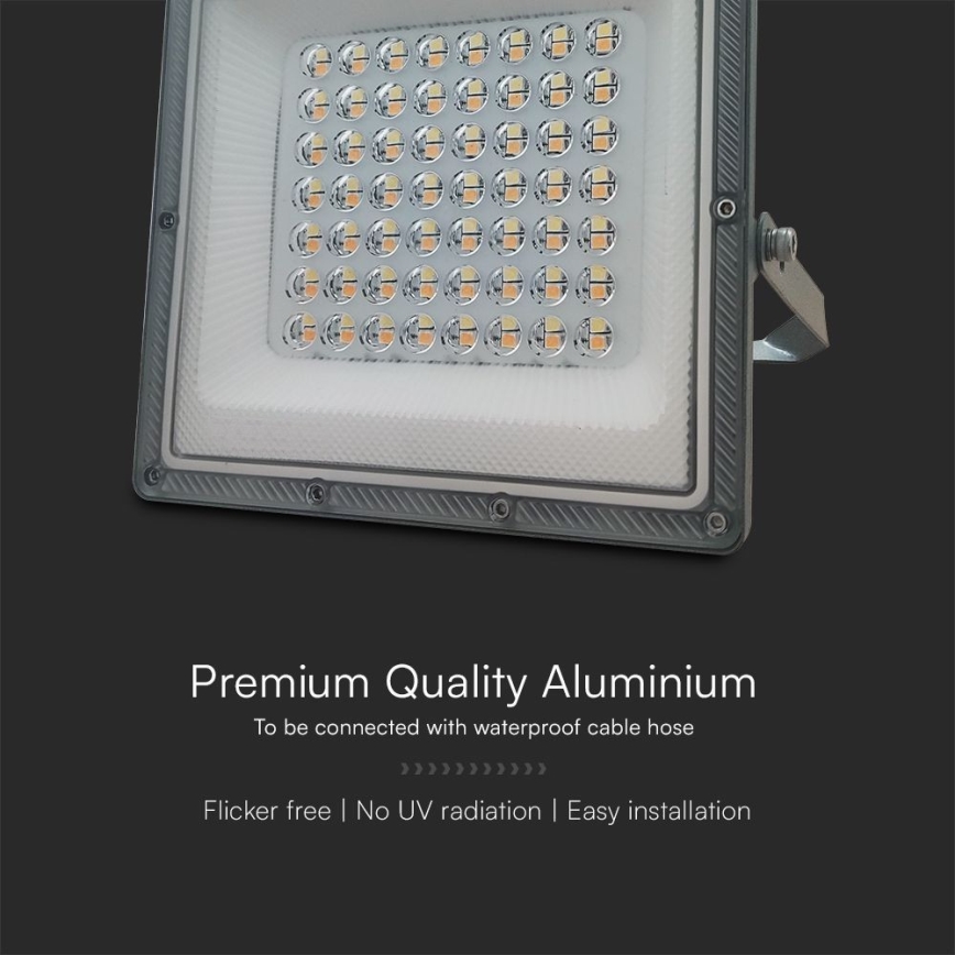 Holofote LED LED/50W/230V IP65 3000/4000/6500K cinzento