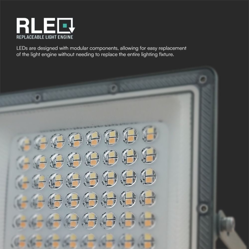 Holofote LED LED/50W/230V IP65 3000/4000/6500K cinzento