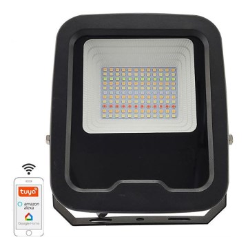 Holofote LED RGB com regulação LED/30W/230V 3000K-6500K Wi-Fi Tuya IP65