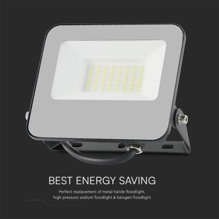 Holofote LED RGBW regulável LED/30W/230V IP65 cinzento + comando
