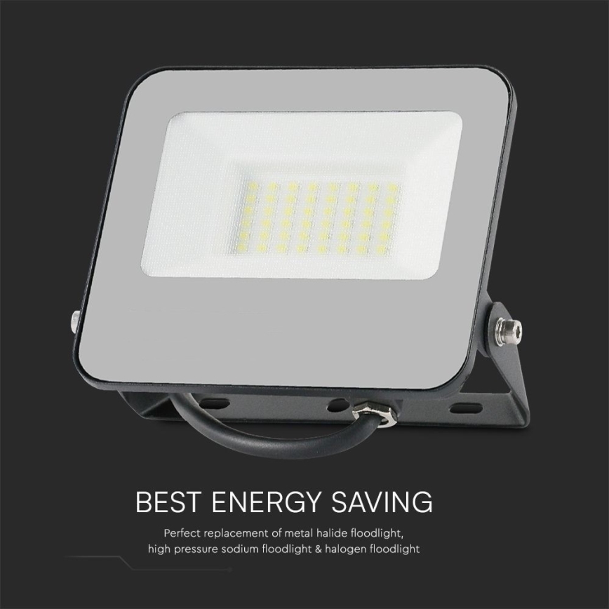 Holofote LED RGBW regulável LED/30W/230V IP65 cinzento + comando