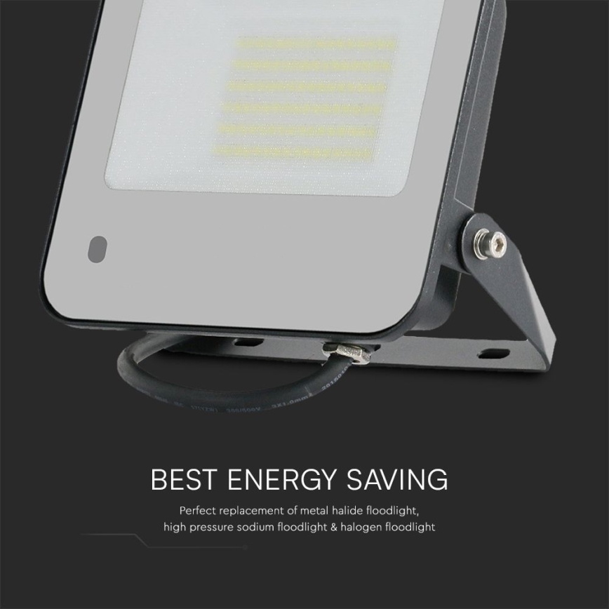 Holofote LED RGBW regulável LED/50W/230V IP65 cinzento + comando