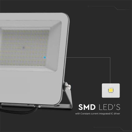 Holofote LED SAMSUNG CHIP LED/100W/230V 4000K IP65 preto