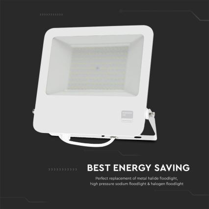 Holofote LED SAMSUNG CHIP LED/100W/230V 6400K IP65 branco