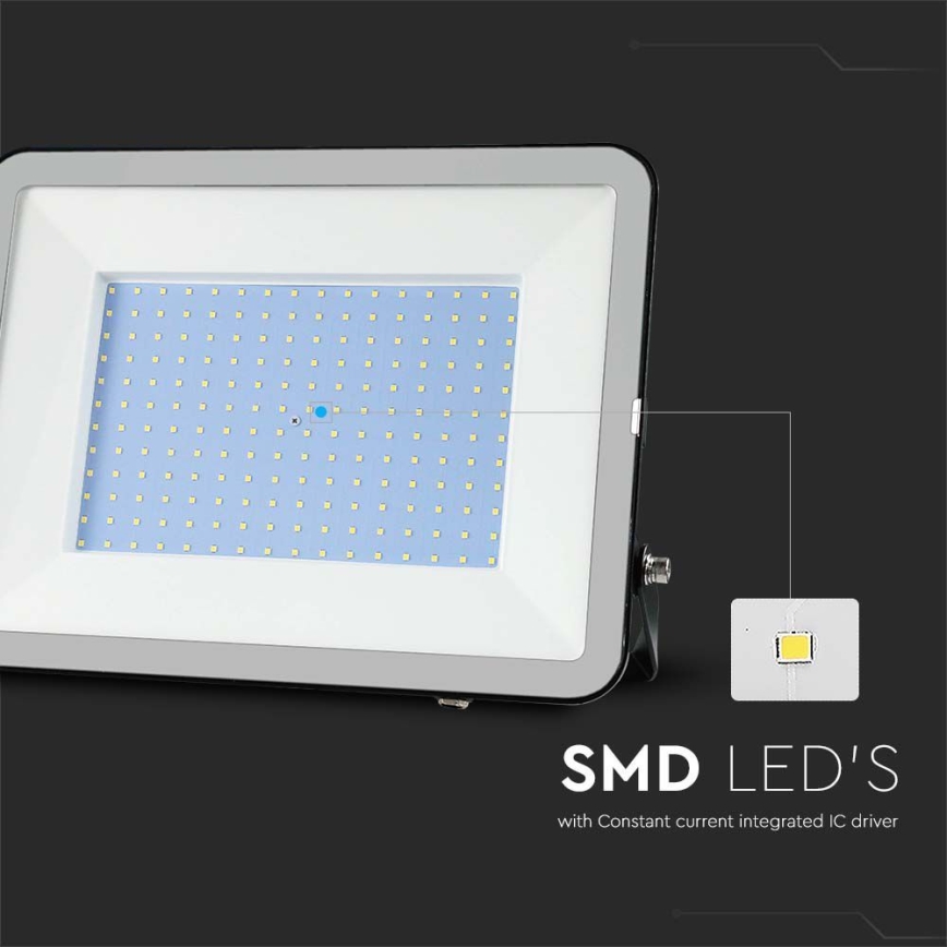 Holofote LED SAMSUNG CHIP LED/300W/230V 6500K IP65 preto