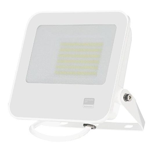 Holofote LED SAMSUNG CHIP LED/50W/230V 4000K IP65 branco