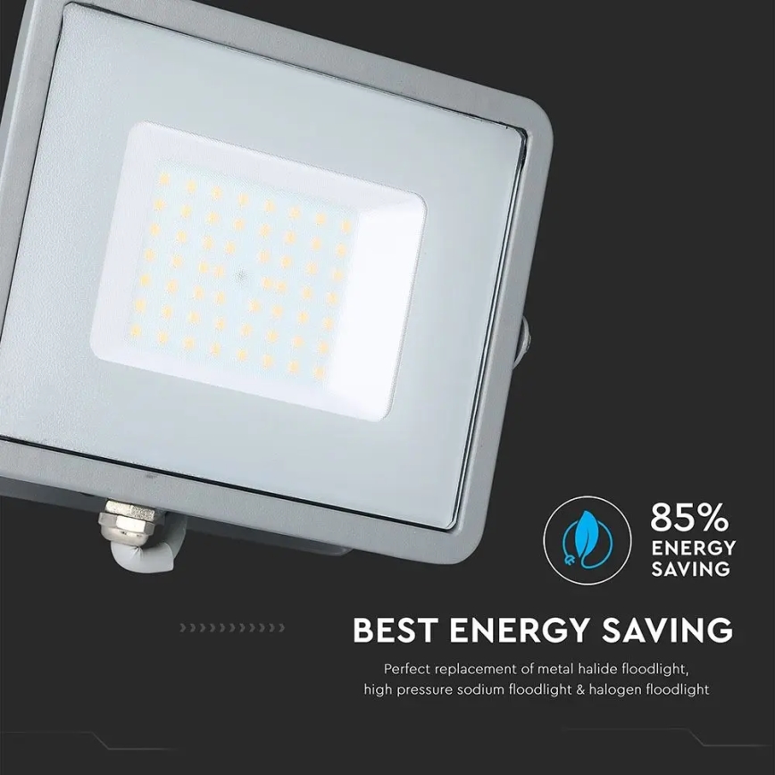Holofote LED SAMSUNG CHIP LED/50W/230V 6400K IP65