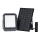 Holofote LED solar LED/10W/3,7V IP65 4000K preto + comando