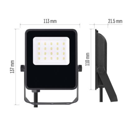Holofote LED VISIO LED/10W/230V 4000K IP65