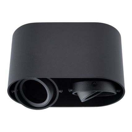 Holofote SIROK 2xGU10/30W/230V preto