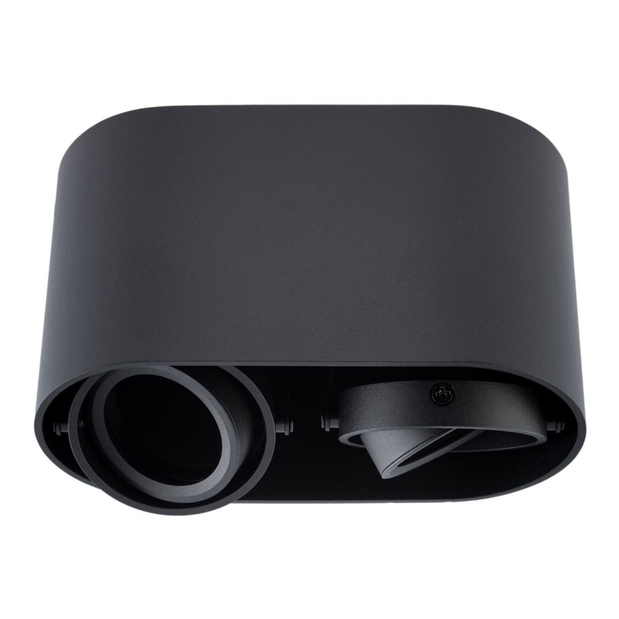 Holofote SIROK 2xGU10/30W/230V preto
