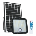 Holofote solar exterior com sensor LED/30W/6,4V 4000K IP65 6000 mAh + comando