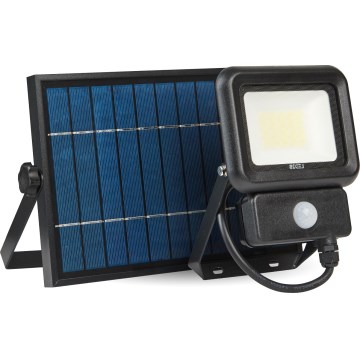 Holofote solar exterior LED com sensor LED/20W/3,7V 6500K IP65