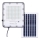 Holofote solar LED com regulação para exterior LED/100W/3,2V 4500K IP65 preto + comando
