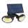 Holofote solar LED com sensor 2xLED/4W/5V IP65