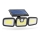 Holofote solar LED com sensor 3xLED/3,3W/5V IP65