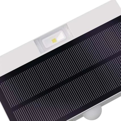 Holofote solar LED com sensor de movimento LED/3,7V 1200mAh 4000K IP65 branco