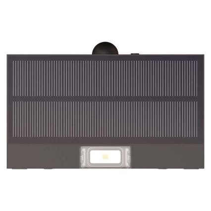 Holofote solar LED com sensor de movimento LED/3,7V 1200mAh 4000K IP65 preto