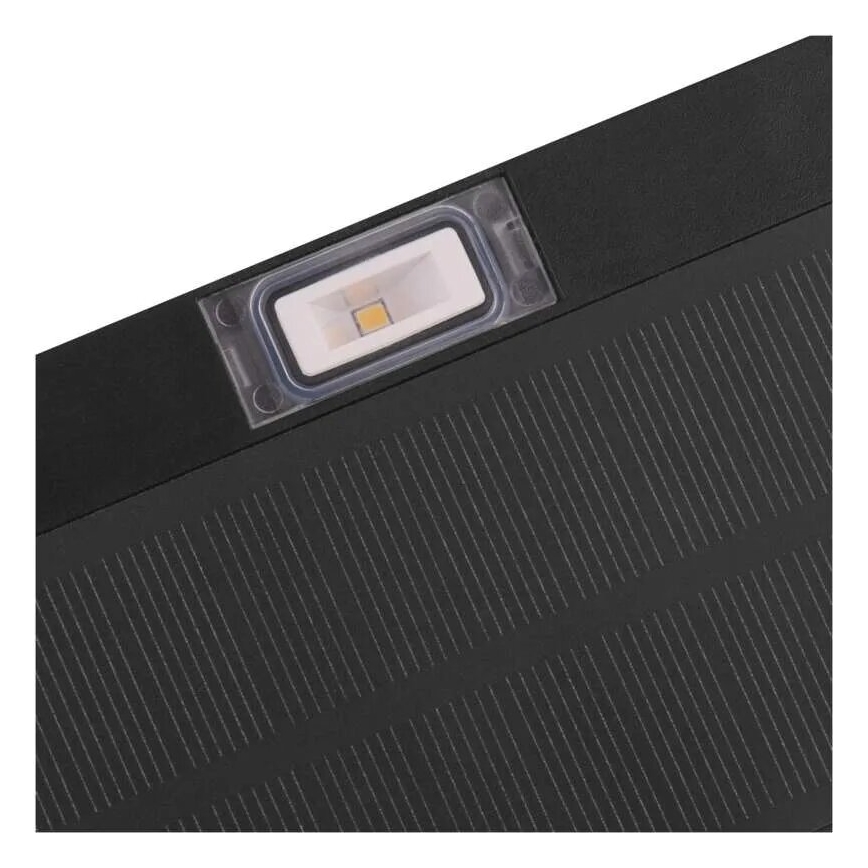 Holofote solar LED com sensor de movimento LED/3,7V 1200mAh 4000K IP65 preto