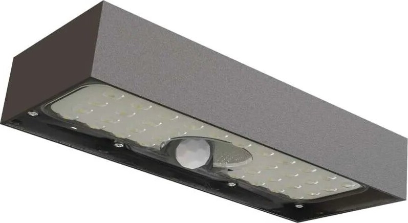 Holofote solar LED com sensor de movimento LED/3,7V 3000mAh 4000K IP65 preto
