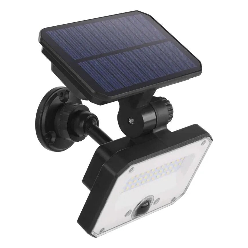 Holofote solar LED com sensor de movimento SPILO LED/3,7V 3600mAh 3000K IP54 + comando