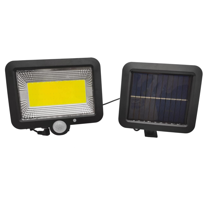 Holofote solar LED com sensor DUO LED/1W/3,7V 1200 mAh IP44